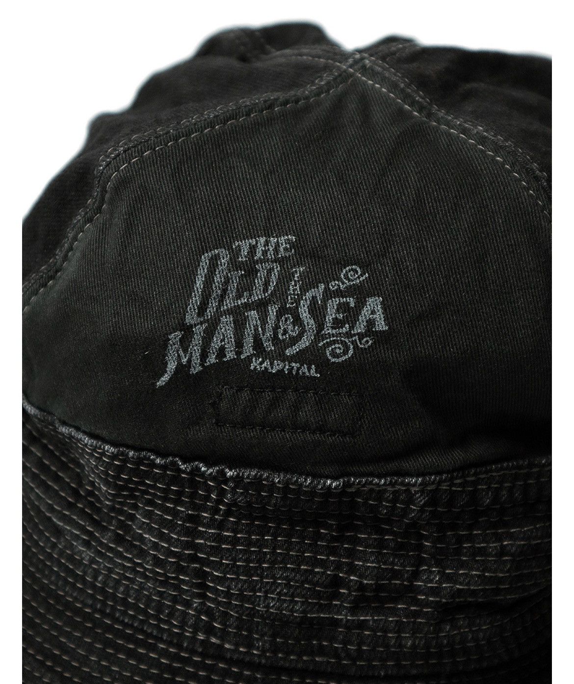 Kapital Kapital old man & sea 11.5oz Black denim hat Size ONE SIZE - 3 Thumbnail