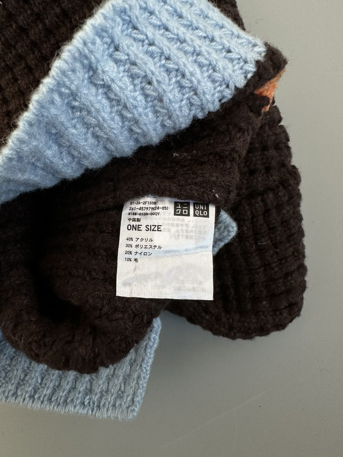 Marni × Uniqlo Marni Popcorn Knitted Balaclava Neck Warmer Size ONE SIZE - 6 Thumbnail