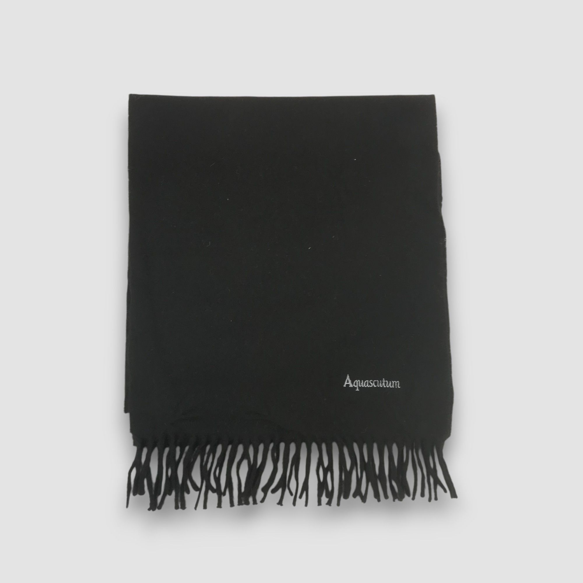 Aquascutum Vintage Aquascutum Scarf Muffler Wool Cashmere Scarves Size ONE SIZE - 2 Thumbnail