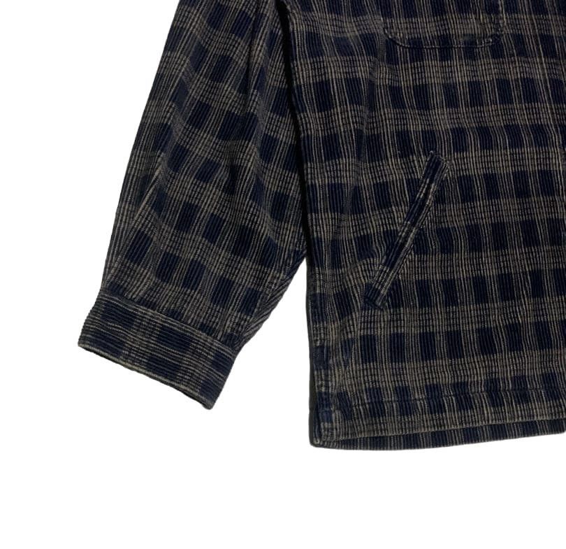 Converse Vintage 90s Converse Corduroy Flannel Shirt Jacket Zipper Up Size US L / EU 52-54 / 3 - 2 Thumbnail