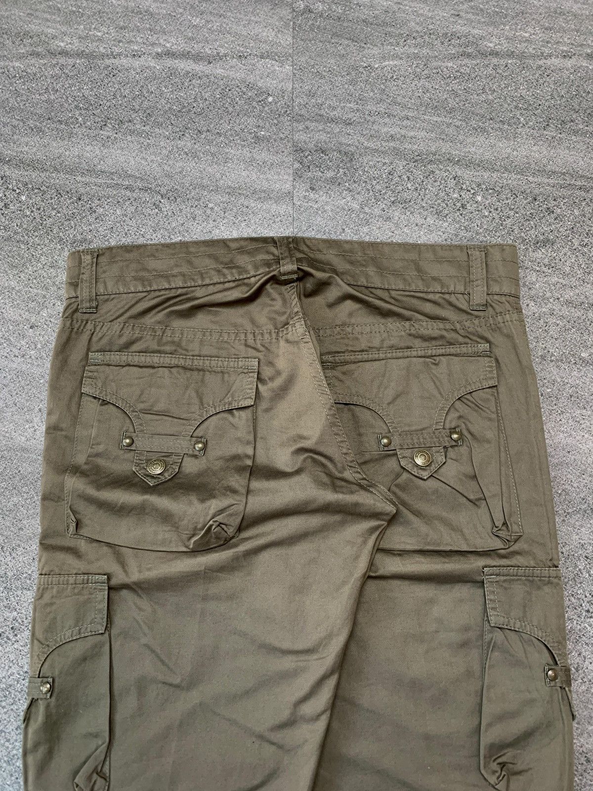 Tornado Mart FREE TAX! Cargo Military Flared Trousers - 31” Size US 31 - 6 Thumbnail