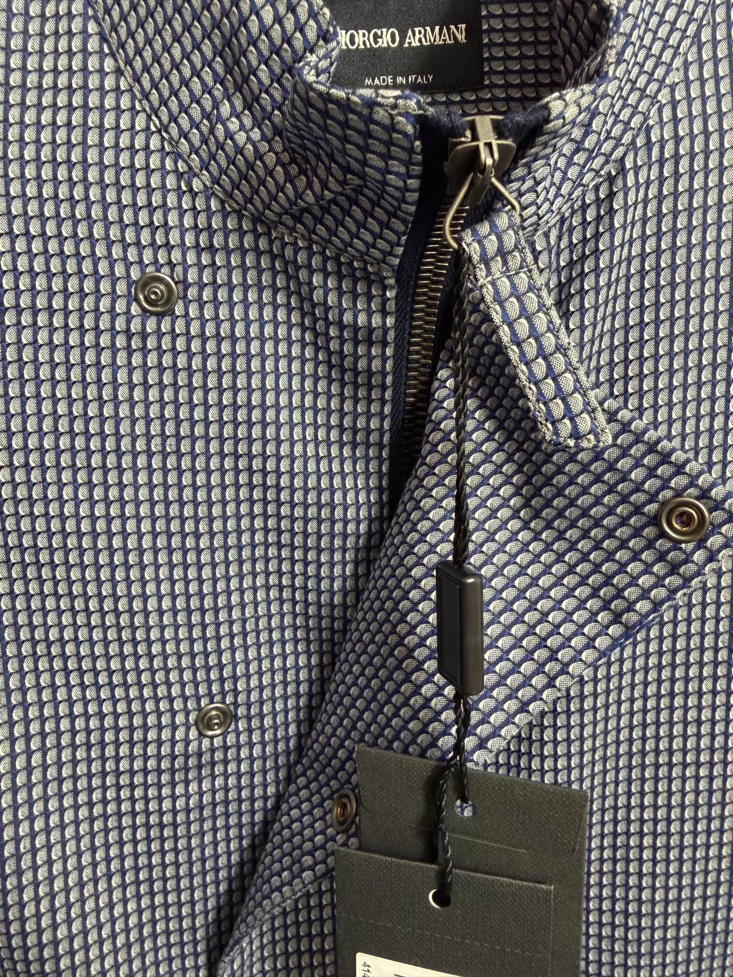 Giorgio Armani Giorgio Armani Slim Fit Shirt Jacket 41 Made in Italy Size US L / EU 52-54 / 3 - 3 Thumbnail
