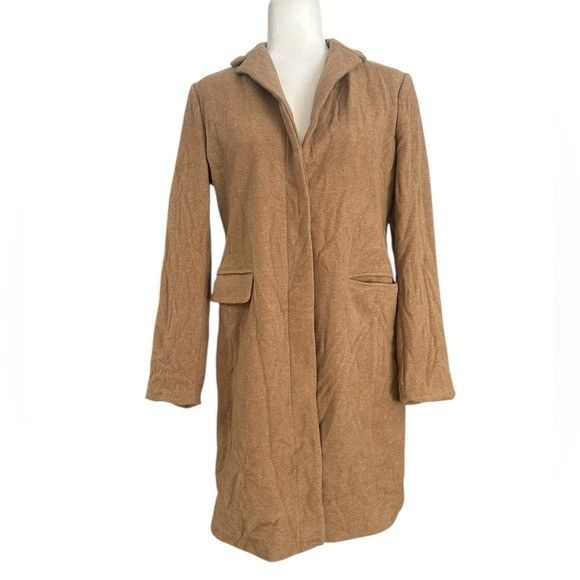Gap Vintage GAP Y2K Wool/Cashmere Women's Tan Overcoat Size M / US 6-8 / IT 42-44 - 4 Thumbnail