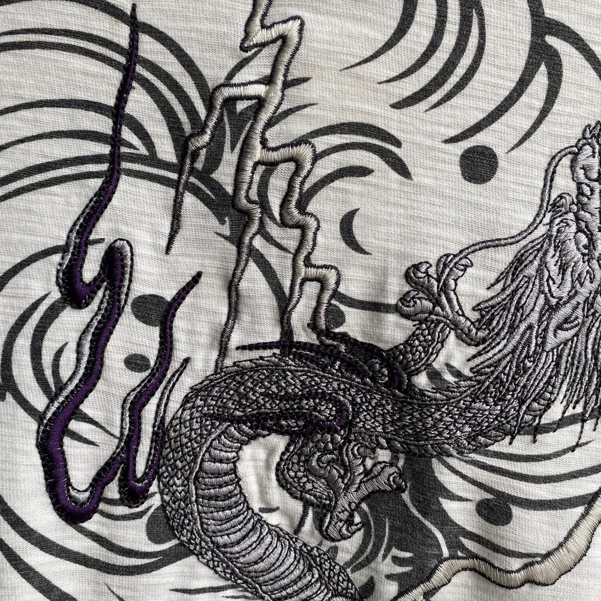 Designer × Japanese Brand Vintage Karakuri dragon embroidery polo shirt Size US XL / EU 56 / 4 - 4 Thumbnail
