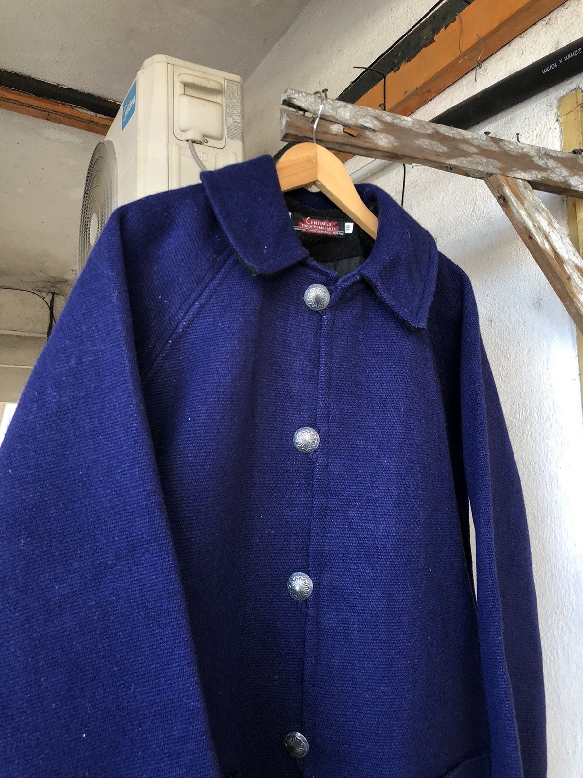 Vintage Rare🔥Vintage Chimayo Centinela HandWoven Wool Heavy Jacket Size US L / EU 52-54 / 3 - 16 Thumbnail