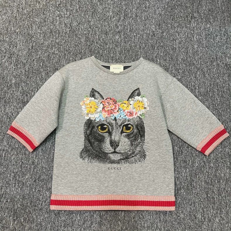 Gucci Gucci Cat's head big logo space cotton sweatshirt 2501-Next Size US S / EU 44-46 / 1 - 1 Thumbnail