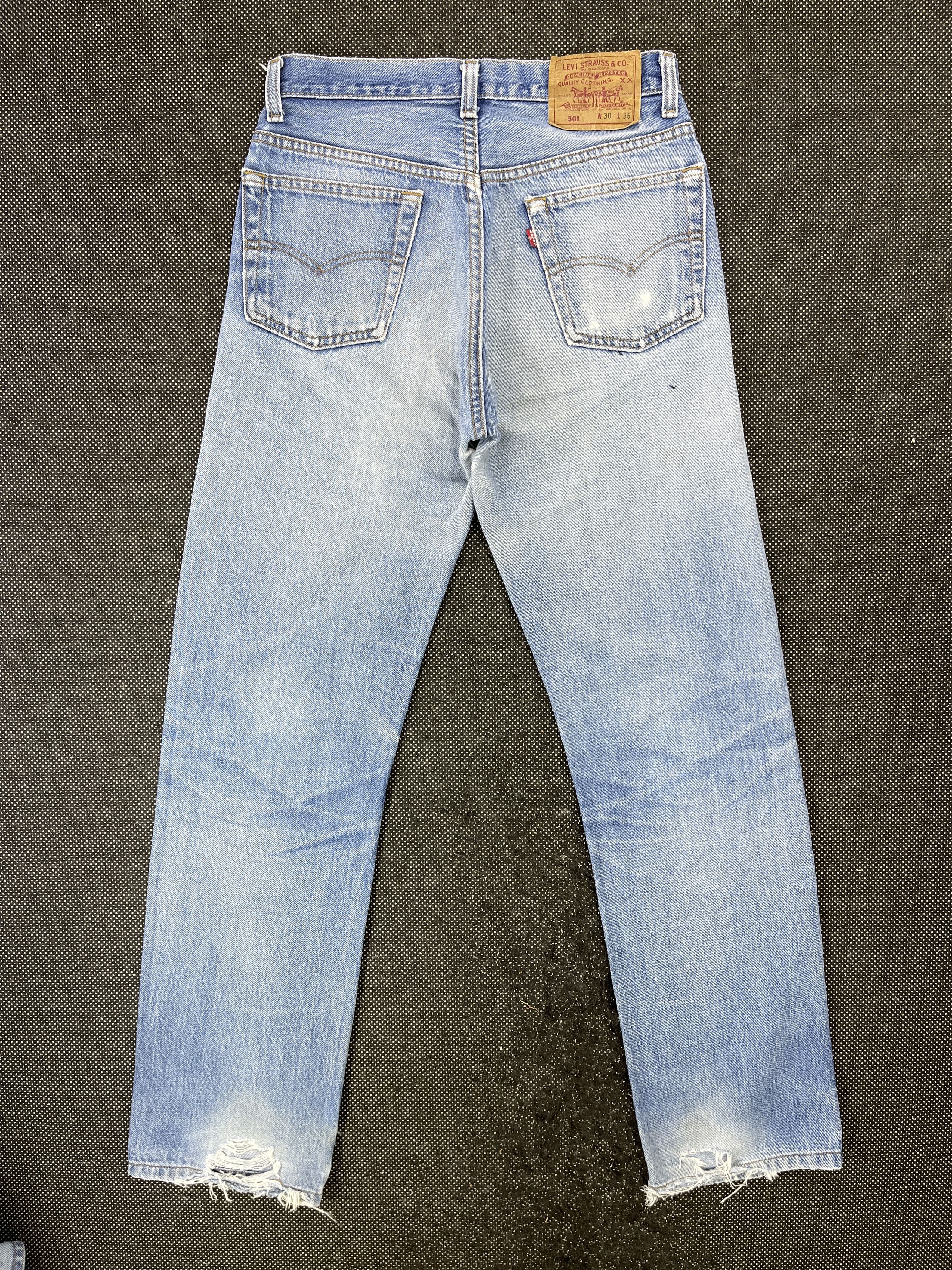 Levi's 90's Vintage Levis 501 Distressed Jeans- Jk07 Size US 28 / EU 44 - 2 Thumbnail