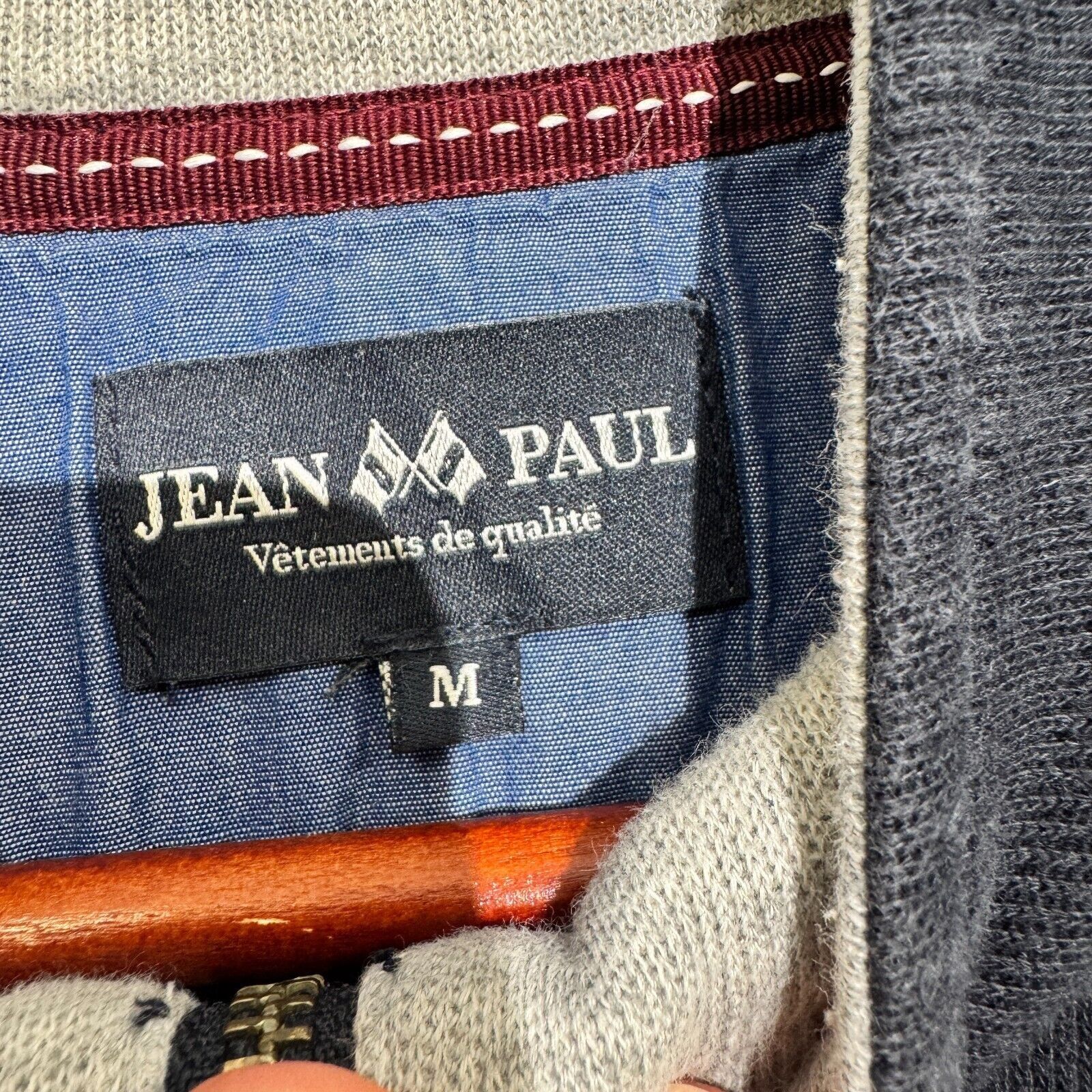 Jean Paul Gaultier × Vintage Jean Paul Unisex Navy Blue Cotton Crewneck Size M Washed Size US M / EU 48-50 / 2 - 7 Thumbnail