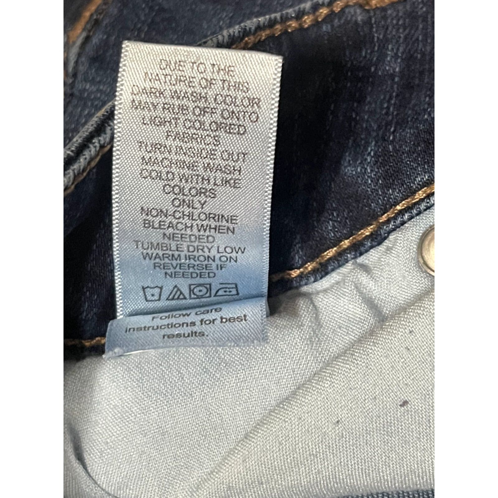 Vintage Maurices Jeans Women's Size 6 Blue Denim 5-Pocket Pockets Mid Rise Bootcut Regular Inseam 31.5 in Size 28" / US 6 / IT 42 - 6 Thumbnail