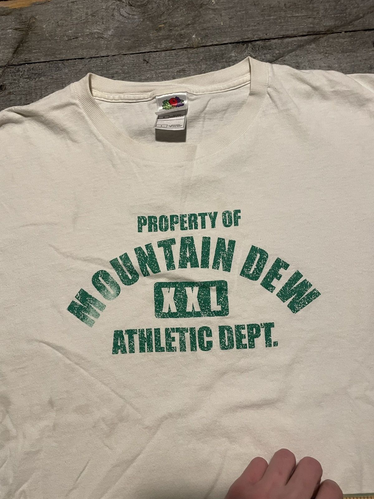 Mountain Dew × Vintage Y2K Mountain Dew Athletic Department T Shirt Size US L / EU 52-54 / 3 - 3 Thumbnail