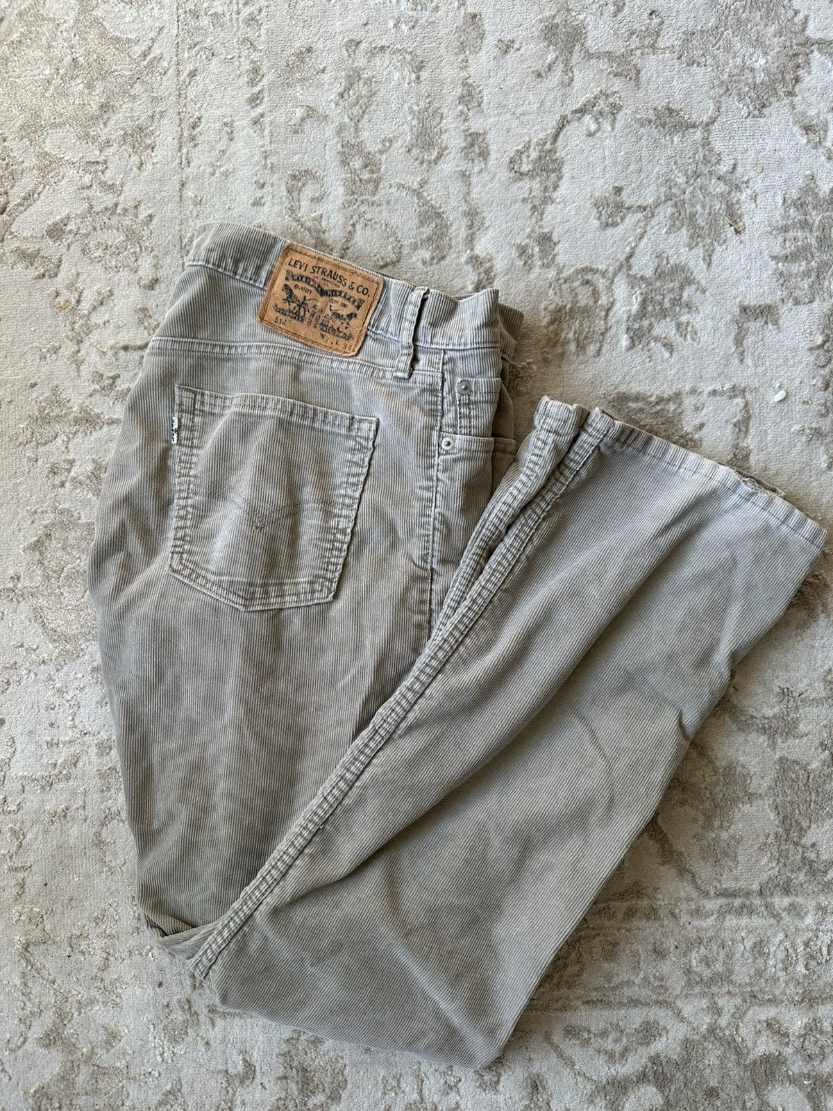 Levi's Mens Levis 514 Premium Pants Jeans tan Corduroy Size US 34 / EU 50 - 1 Thumbnail