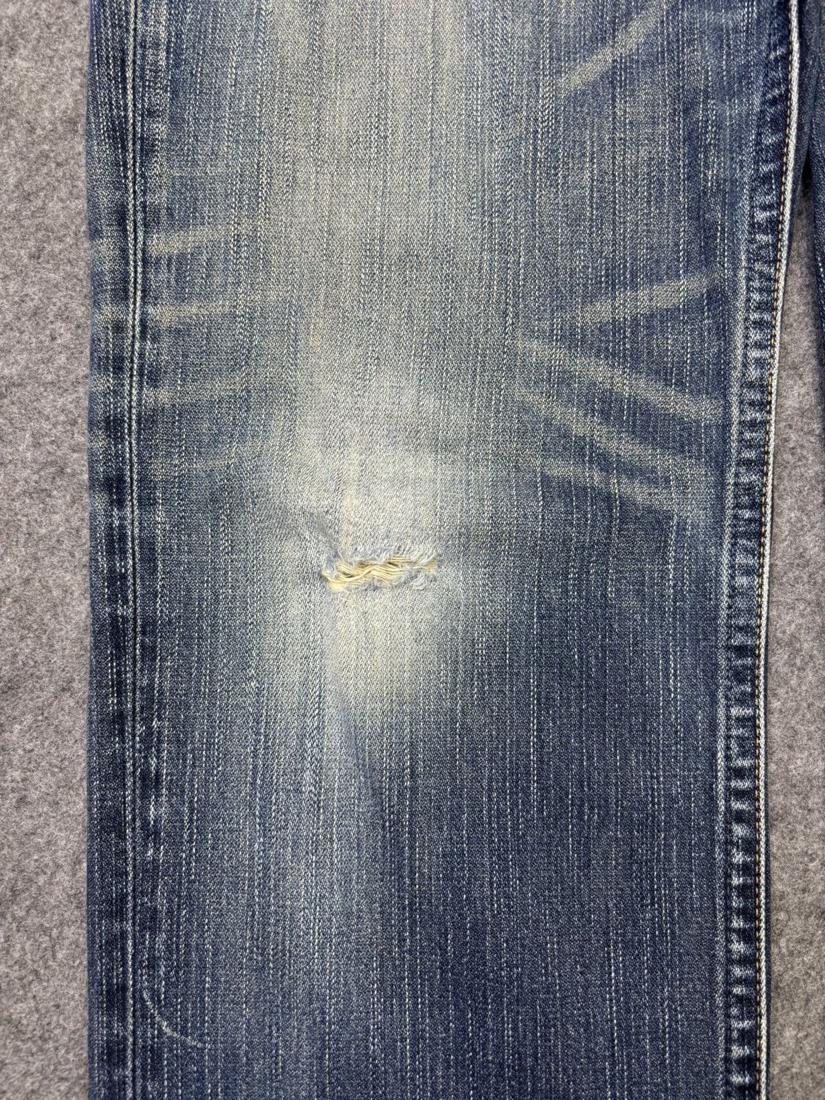 Wrangler Wrangler Stonewash Distressed Denim F785 Size US 36 / EU 52 - 5 Thumbnail