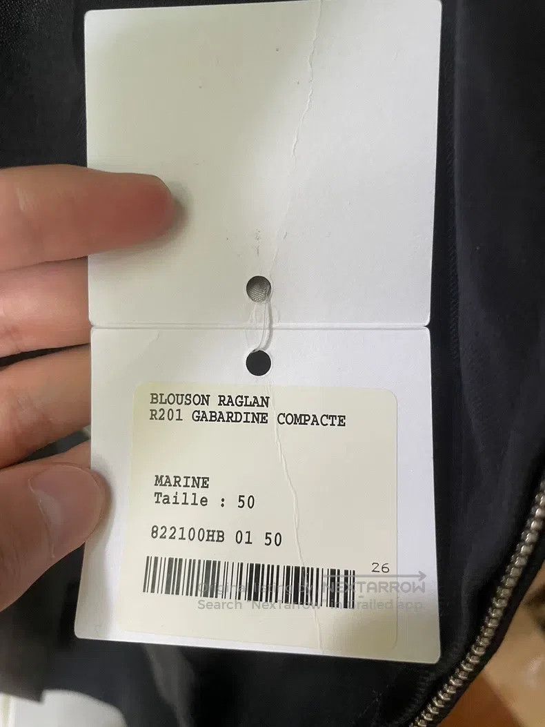 Hermes Hermes Twill fabric jacket with lamb leather details, ragl Size US M / EU 48-50 / 2 - 5 Thumbnail