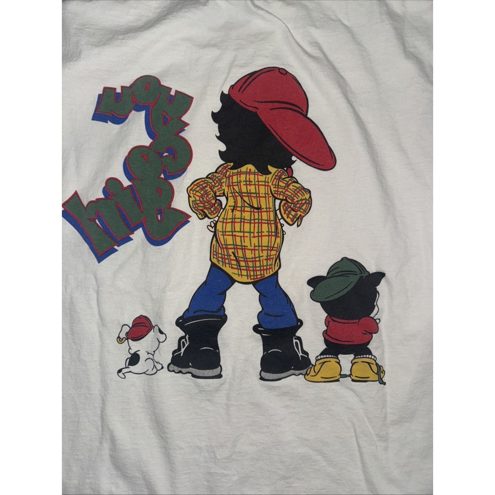 Vintage Vintage Betty Boop T-Shirt XL 22x28 Dog Cartoon 90s Size US XL / EU 56 / 4 - 8 Thumbnail
