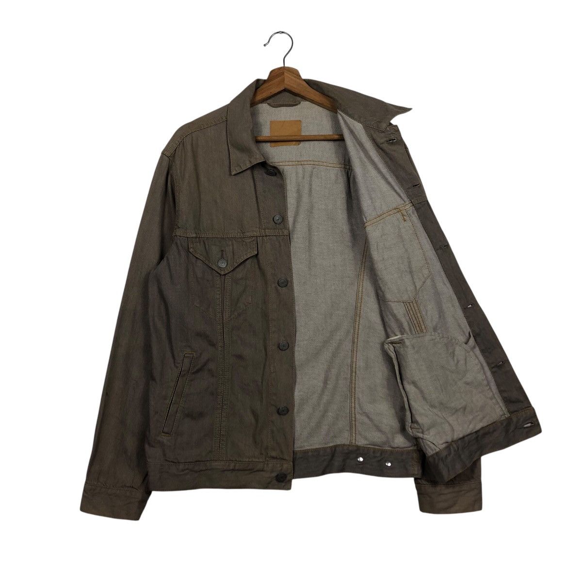 Japanese Brand 📌Vintage Chore Denim Biker Jacket Uniqlo Issey Miyake Size US L / EU 52-54 / 3 - 12 Thumbnail