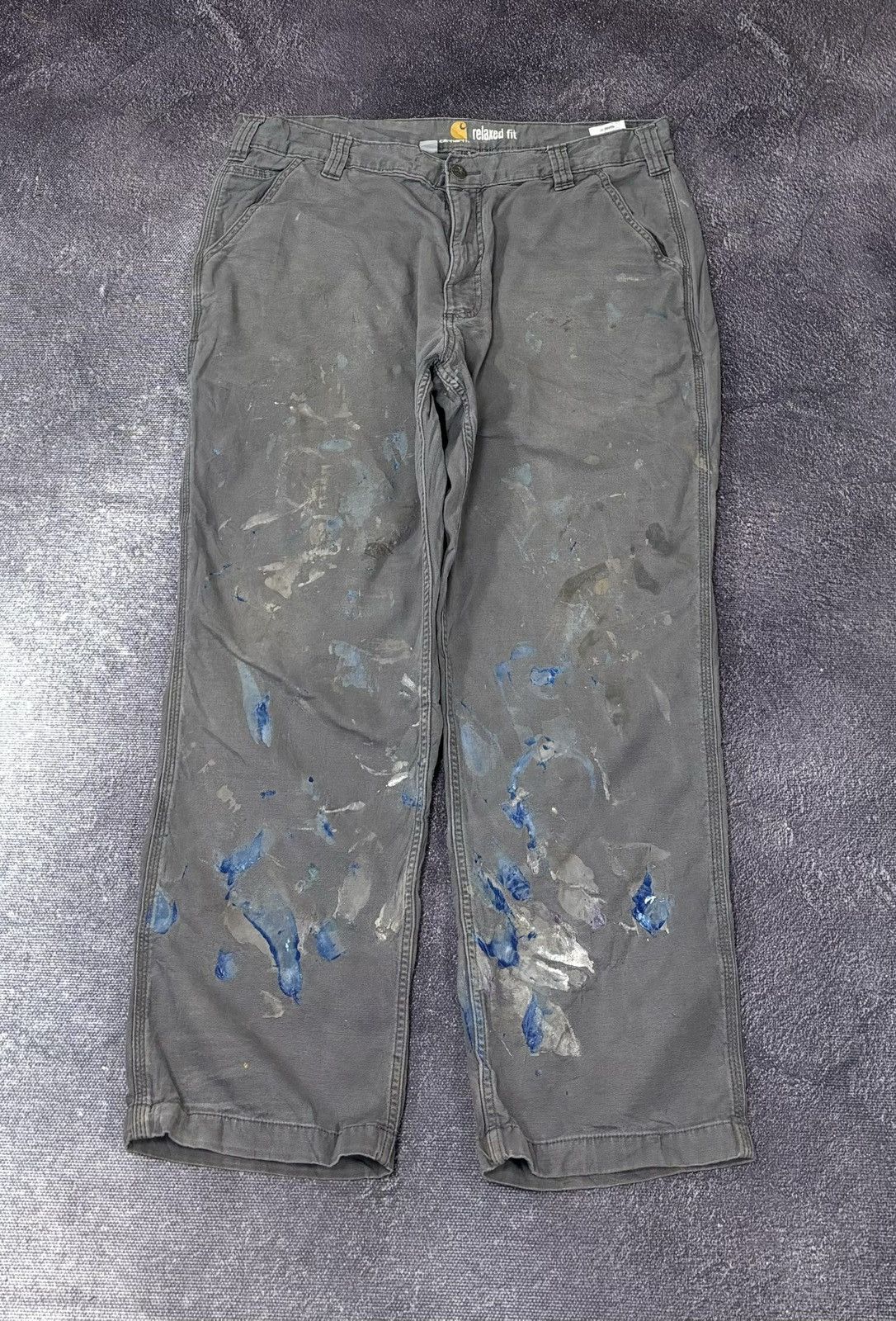 Carhartt Vintage Carhartt Painted Work USA Hype Baggy Pants Jeans Size US 38 / EU 54 - 9 Thumbnail