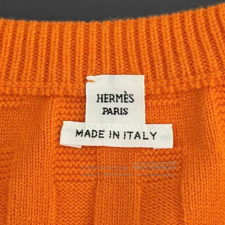 Hermes Hermes Orange Wool Sweater Size XS / US 0-2 / IT 36-38 - 5 Thumbnail