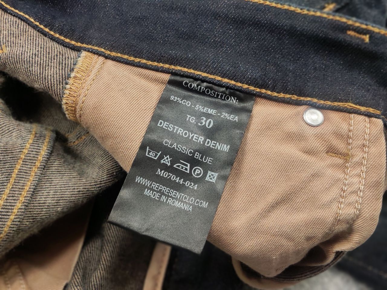 Represent Clo. Represent Design distressed Denim Slim Fit jeans Size US 30 / EU 46 - 16 Thumbnail