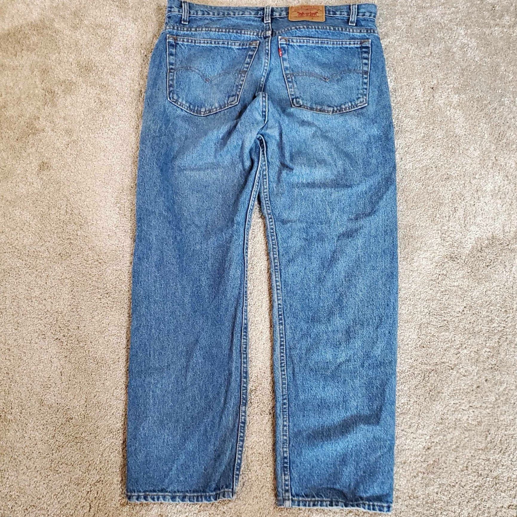 Levi's VINTAGE Levi's 505 Jeans Mens 38x30 Blue Denim Made In USA Jeans 90s Classic Outdoor Mens Size US 38 / EU 54 - 4 Thumbnail