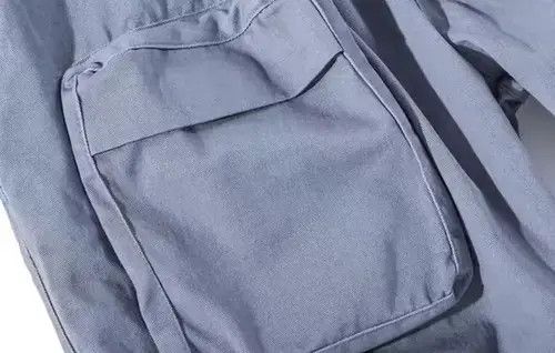 Japanese Brand × Jean 20SS Indigo Union Japan Grey Worker Shorts Size US 31 - 3 Thumbnail