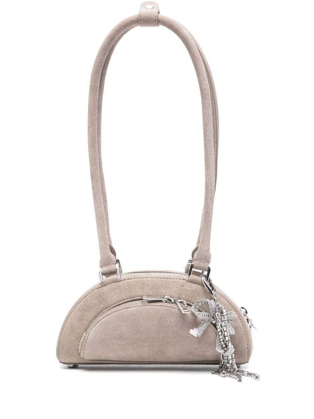 Self Portrait Suede Mini Shoulder Bag, Women's