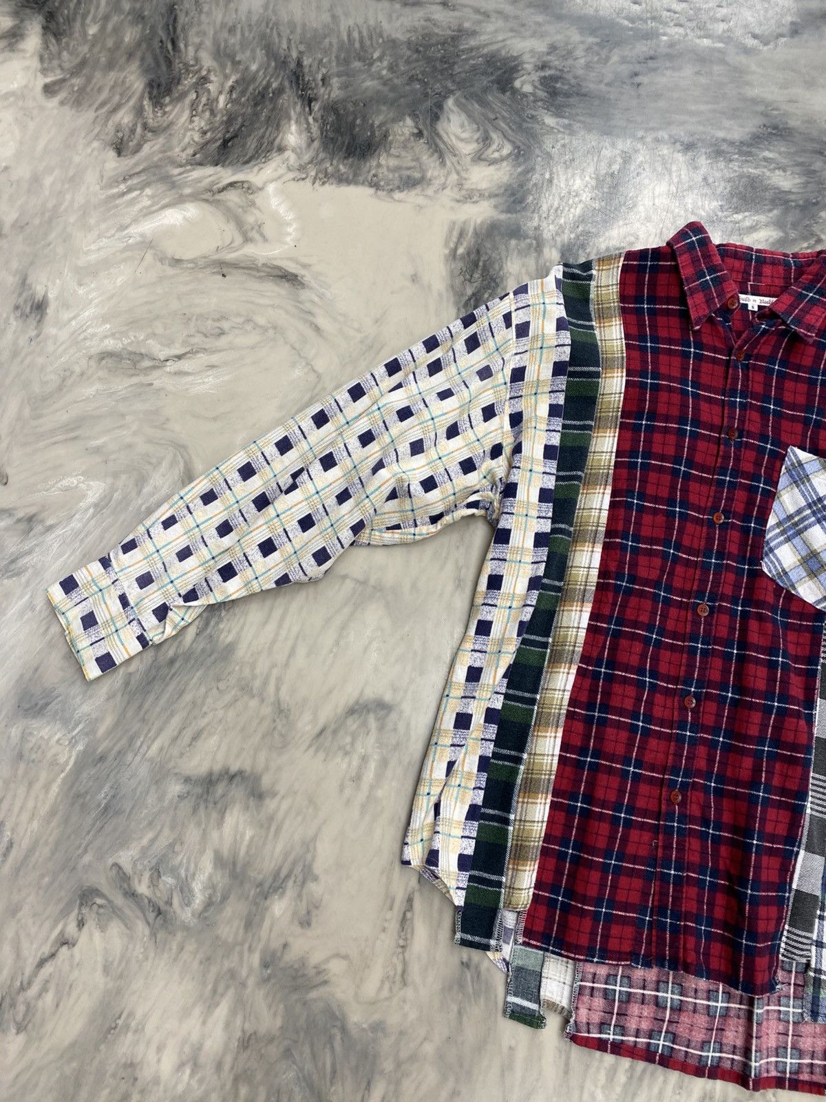Needles Needles 7 cuts rebuild button up shirt small authentic Size US S / EU 44-46 / 1 - 2 Thumbnail