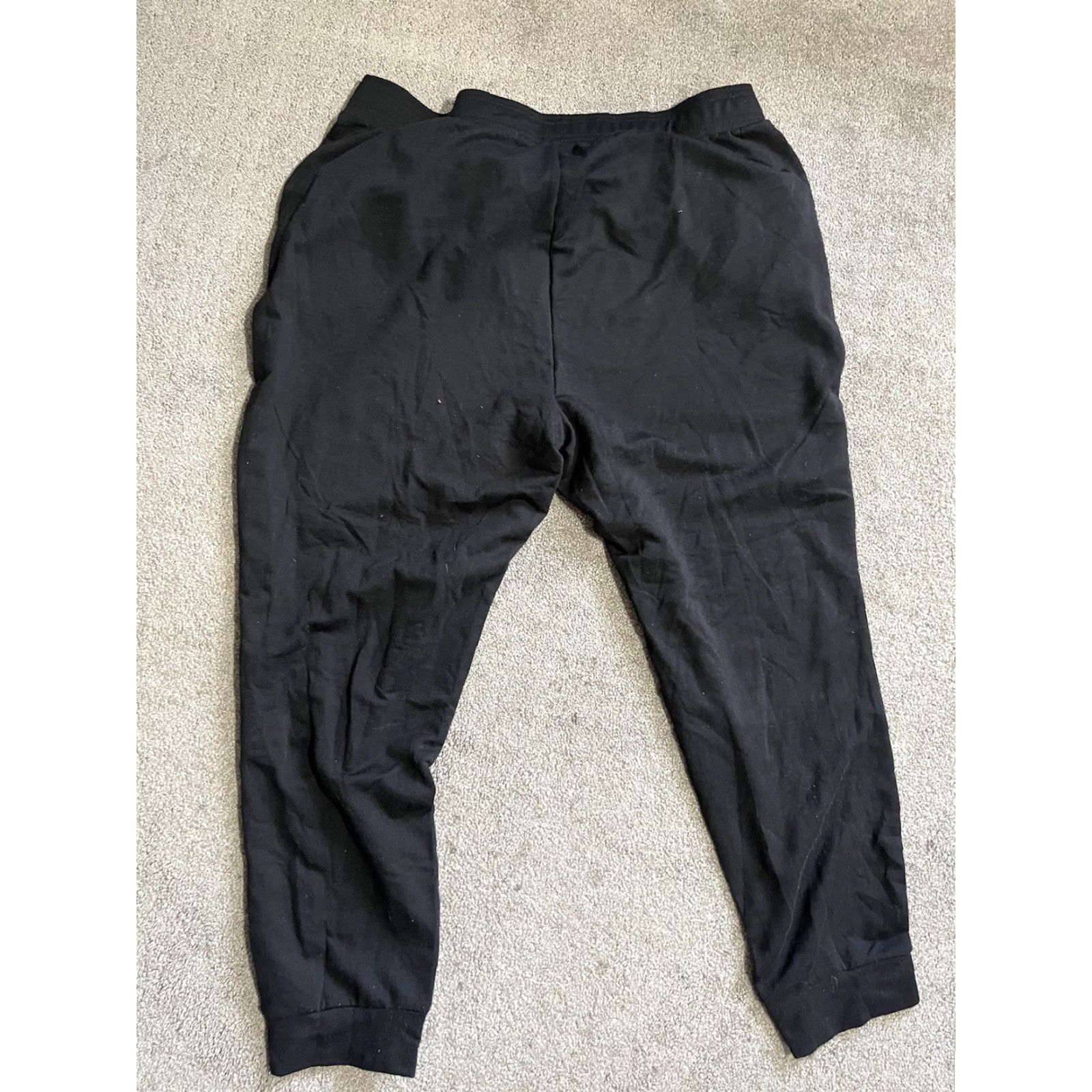 Eddie Bauer Eddie Bauer Black pull on lounge pants XL Women's Solid Polyester Blend Casual Pants Inseam 28 Comfort Rise High Size 40" / US 18 - 3 Thumbnail