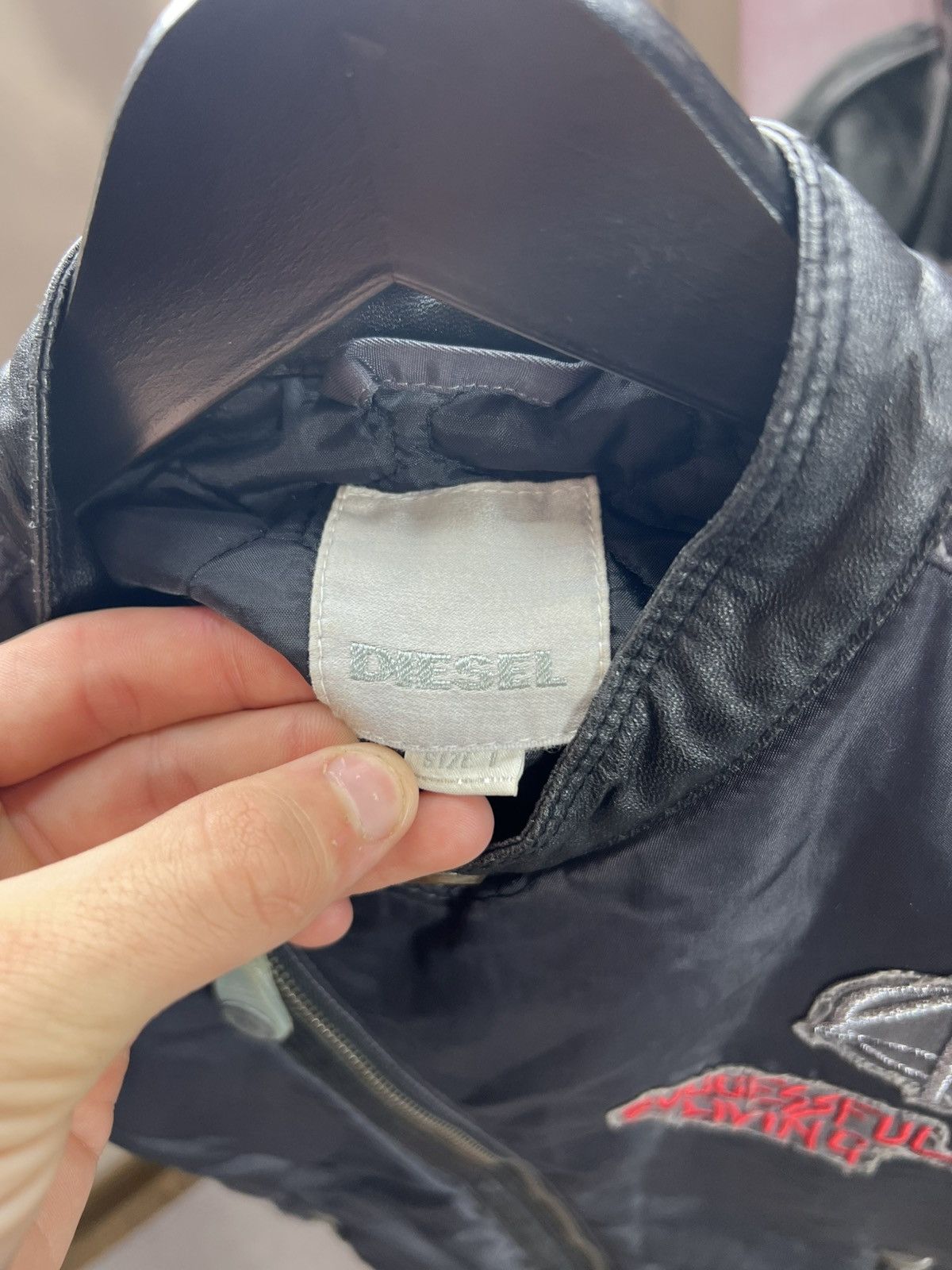 Diesel Vintage Diesel Avant-Garde rick owens style bomber jacket Size L / US 10 / IT 46 - 4 Thumbnail