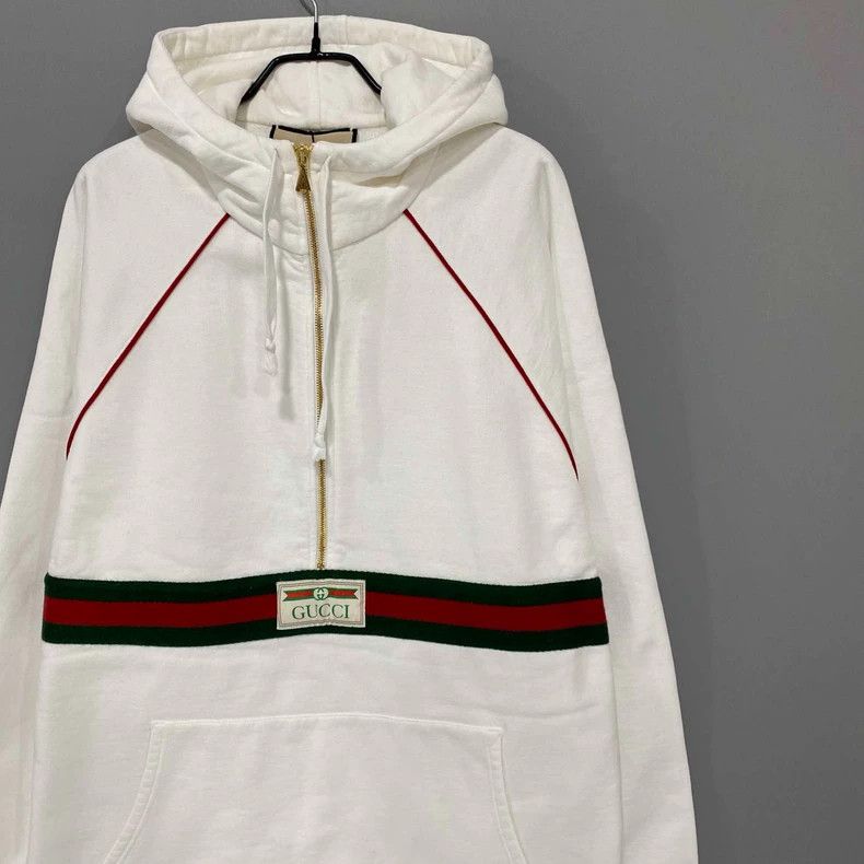 Gucci Gucci Belt logo half-zip hoodie Size US S / EU 44-46 / 1 - 2 Thumbnail