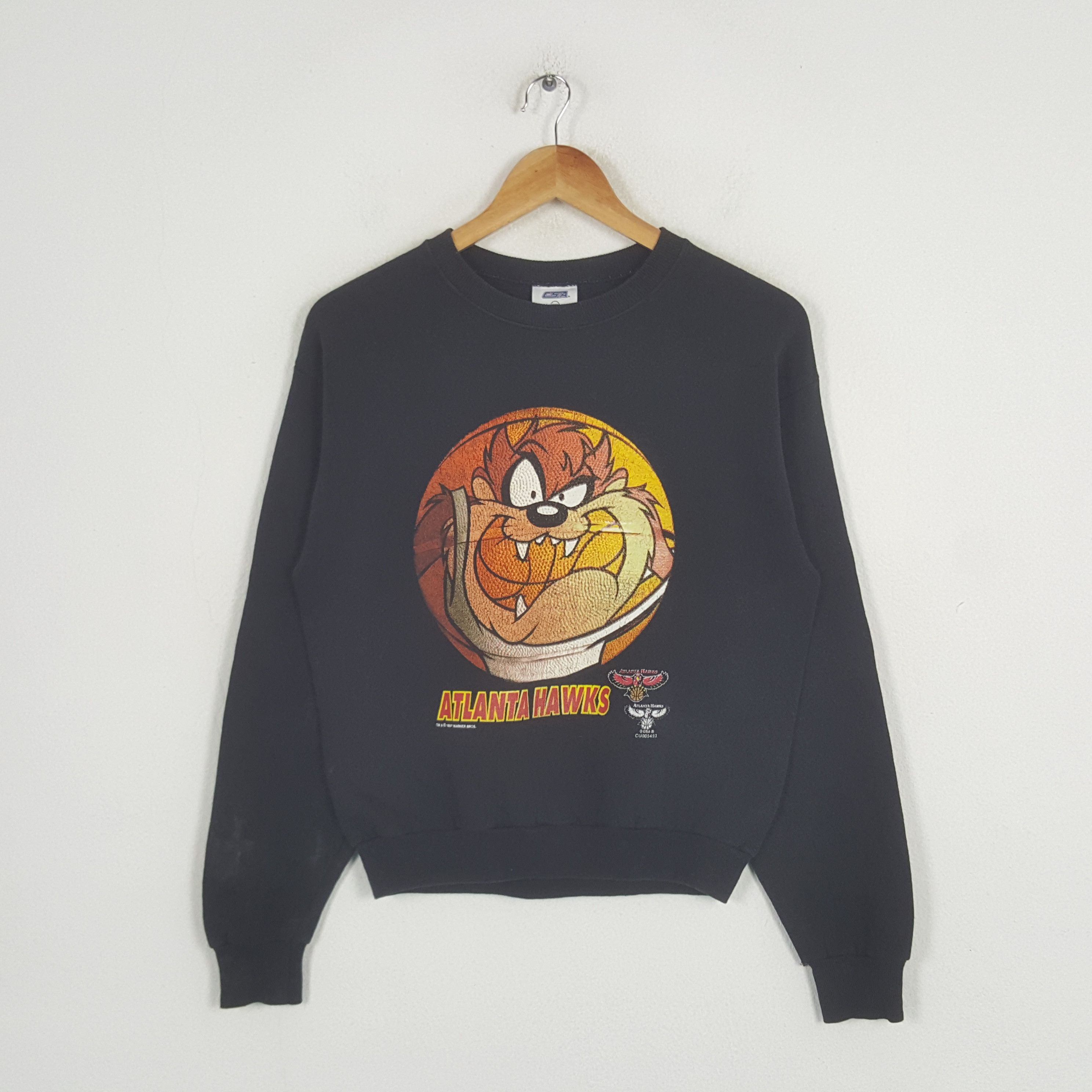 NBA Vintage Atlanta Hawks X Tasmania Devil Sweatshirt C290N23 Size US S / EU 44-46 / 1 - 1 Thumbnail
