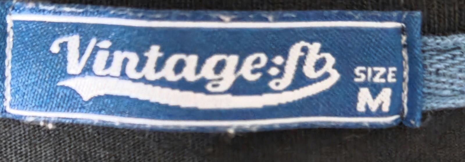 Fruit Of The Loom Vintage Americana Graphic Tee Black Eagle Flag USA M #2 Size US M / EU 48-50 / 2 - 4 Thumbnail