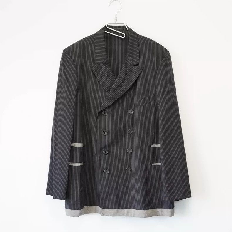 Yohji Yamamoto Yohji Yamamoto Double-Breasted Jacket-dmc Size US M / EU 48-50 / 2 - 1 Thumbnail
