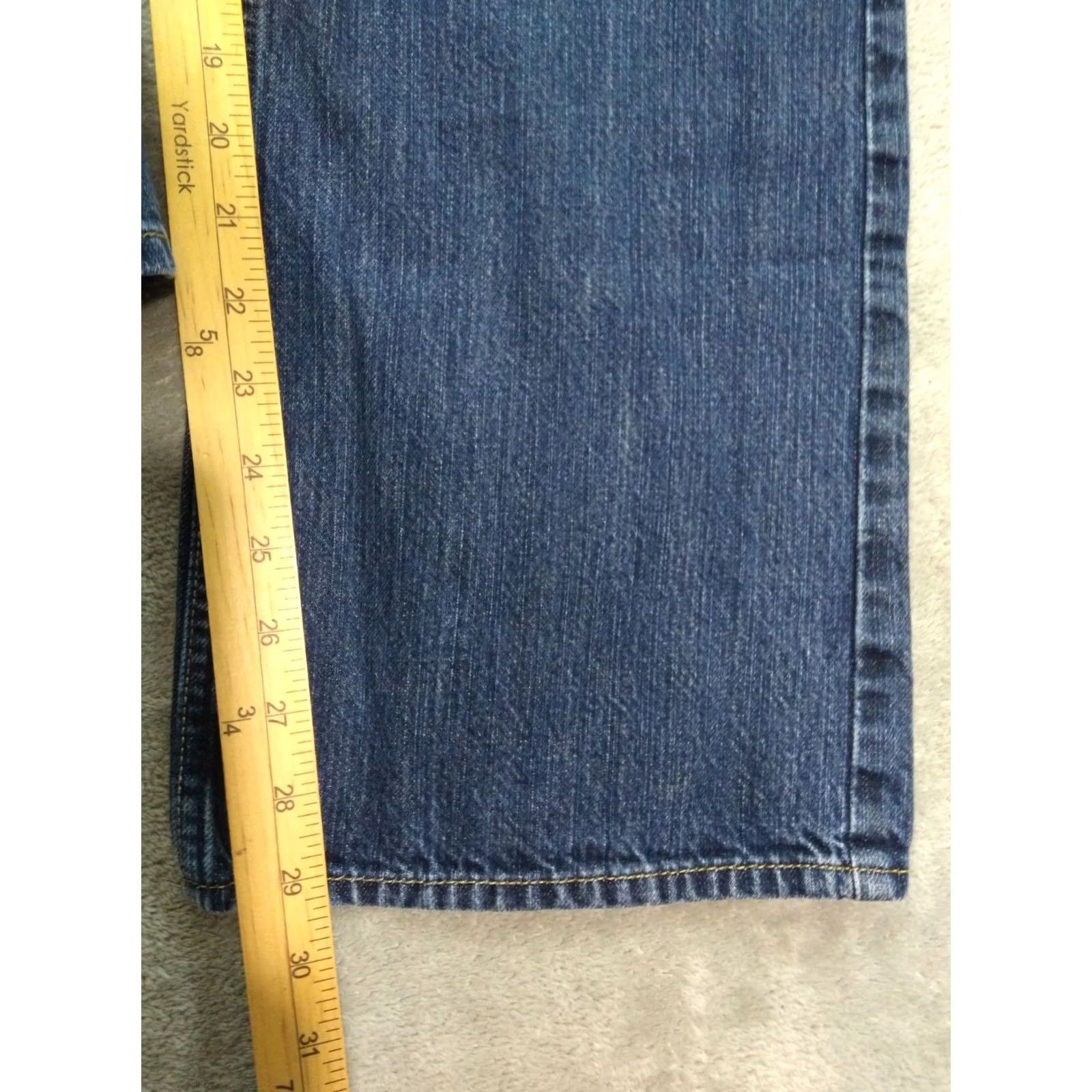 American Eagle Outfitters American Eagle Jeans Men 31x30 Blue Denim Bootcut Low Rise Dark Wash Size US 31 - 5 Thumbnail