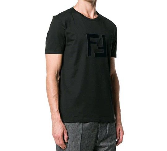 Fendi FENDI Black T-shirt Size US L / EU 52-54 / 3 - 1 Thumbnail