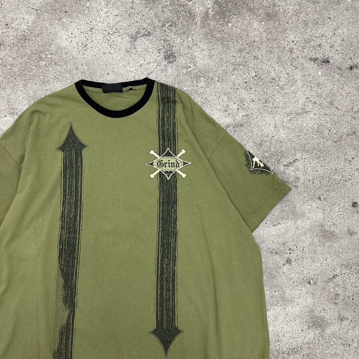Affliction Vintage 90s No Boundaries Grind Skateboarding tee oversize Size US XXL / EU 58 / 5 - 2 Thumbnail