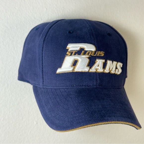 NFL NWT ST. LOUIS RAMS GAME DAY MERCH STRAPBACK VINTAGE BASEBALL Size ONE SIZE - 2 Thumbnail
