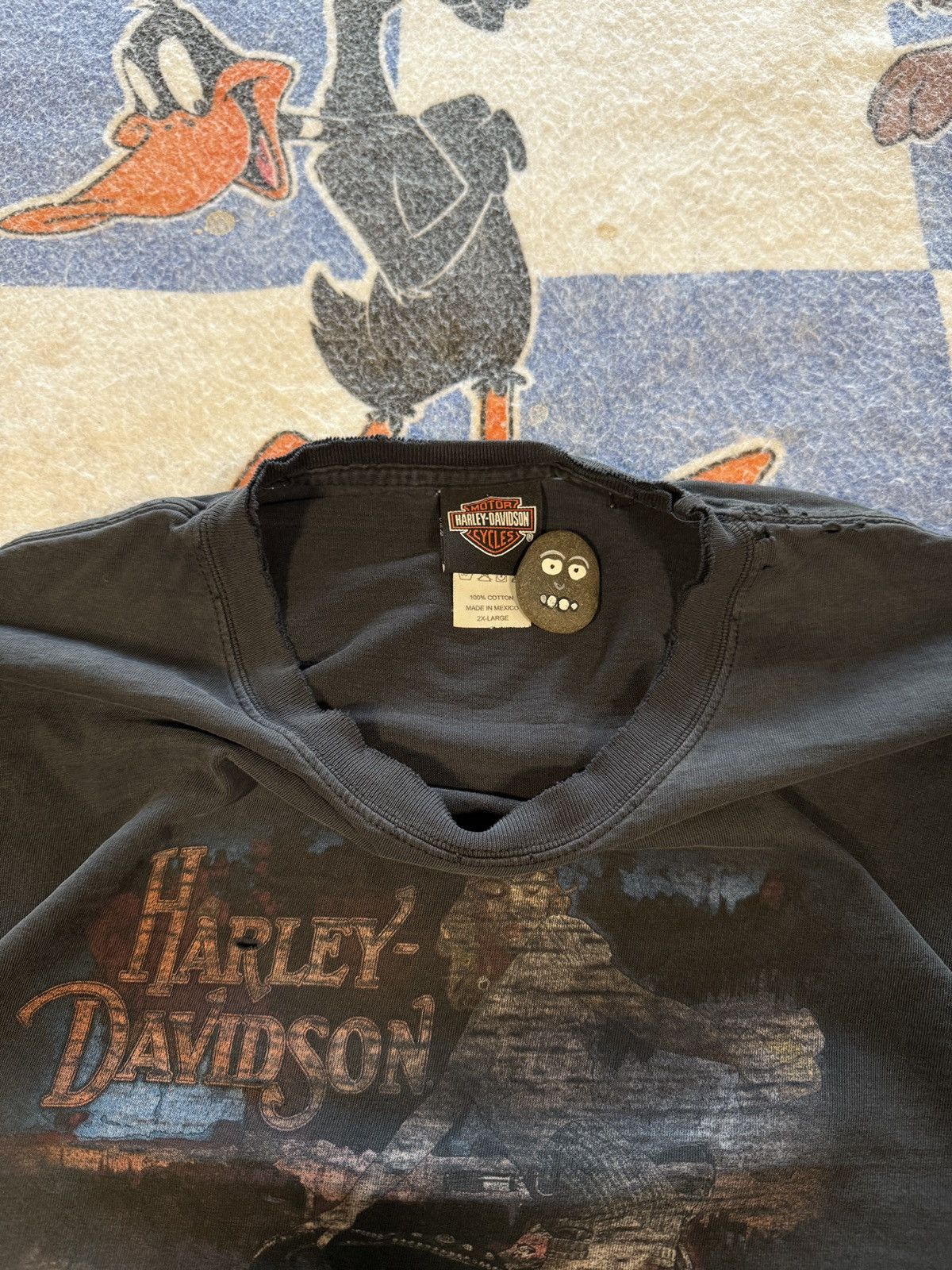 Harley Davidson Vintage thrashed Harley tee Size US XXL / EU 58 / 5 - 5 Thumbnail