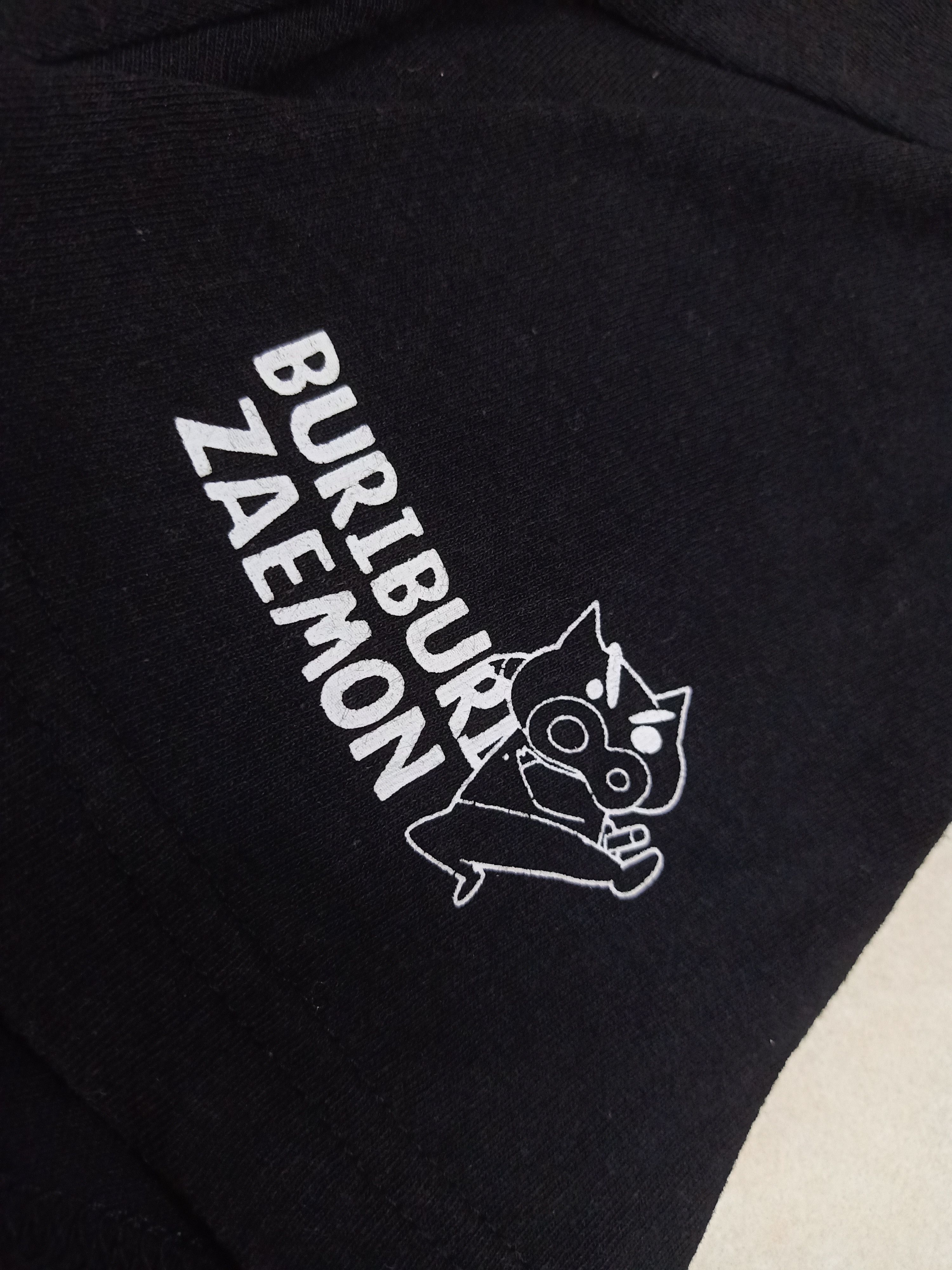 Anime × Japanese Brand BURIBURIZAEMON Crayon Shin-chan Big Graphics Black Tee Size US XL / EU 56 / 4 - 6 Thumbnail