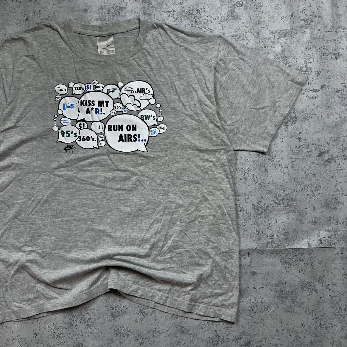 Nike 00s NIKE AIR MAX VINTAGE Y2K OVERSIZED RETRO TEE T-SHIRT Size US XL / EU 56 / 4 - 3 Thumbnail