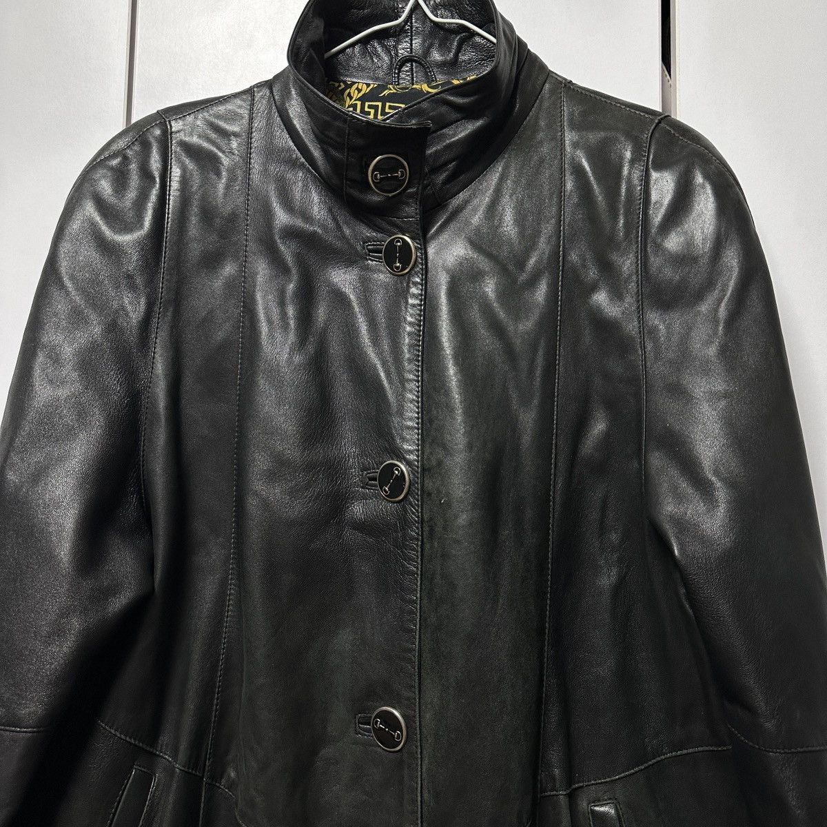 Other Cygielman beautiful black leather coat Size S / US 4 / IT 40 - 2 Thumbnail