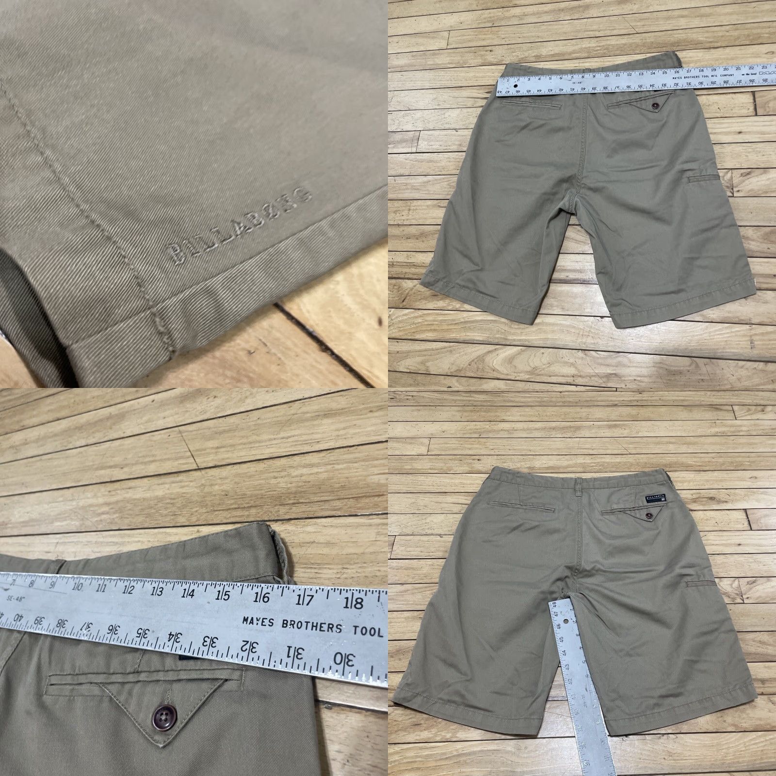 Billabong BILLABONG Chino Shorts Men 32 Tan Khaki Skate Beach Surf Flat Bermuda 32x10 Size US 32 / EU 48 - 8 Thumbnail