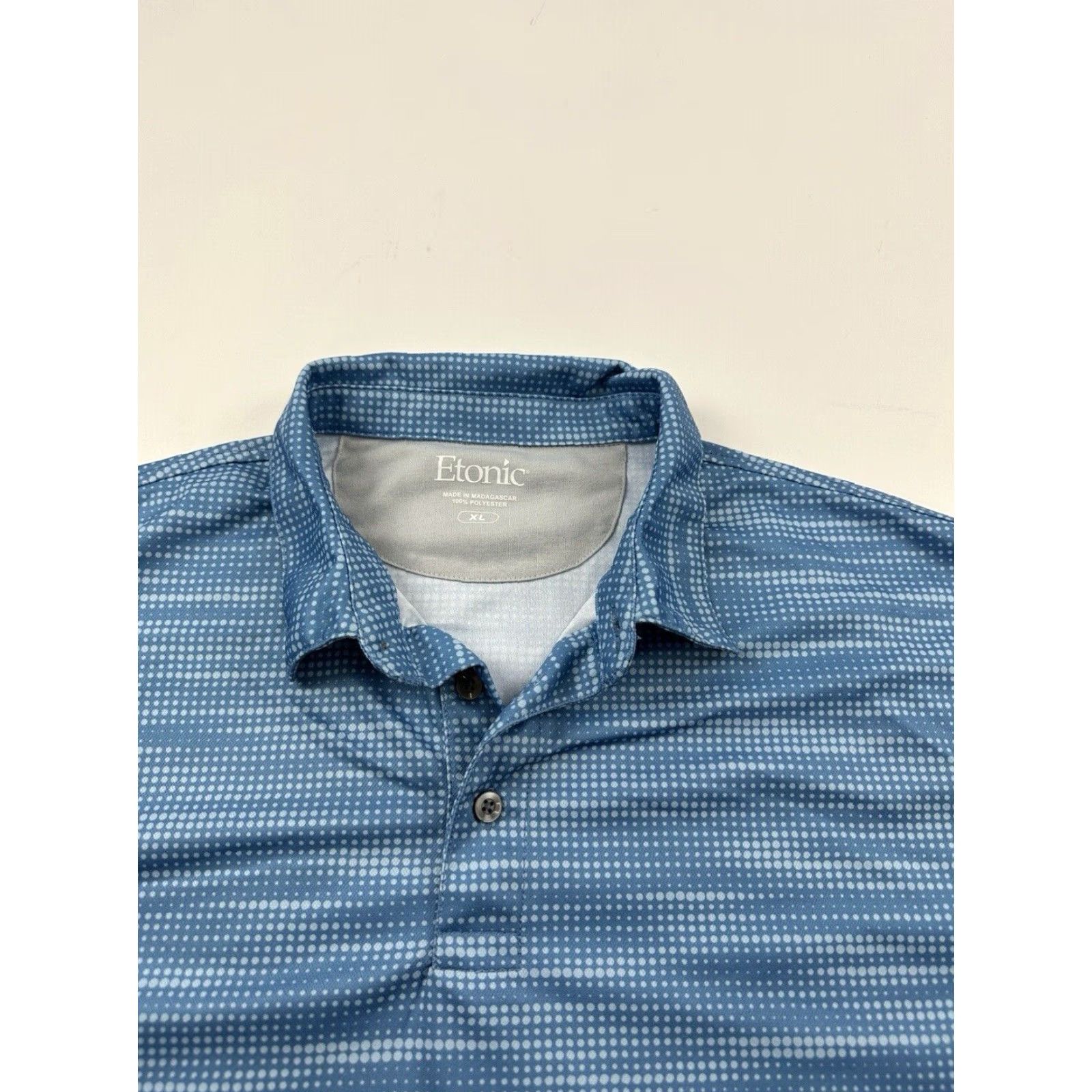 Vintage Etonic Shirt Mens XL Blue Short Sleeve Polo Golf Casual Adult Size US XL / EU 56 / 4 - 2 Thumbnail