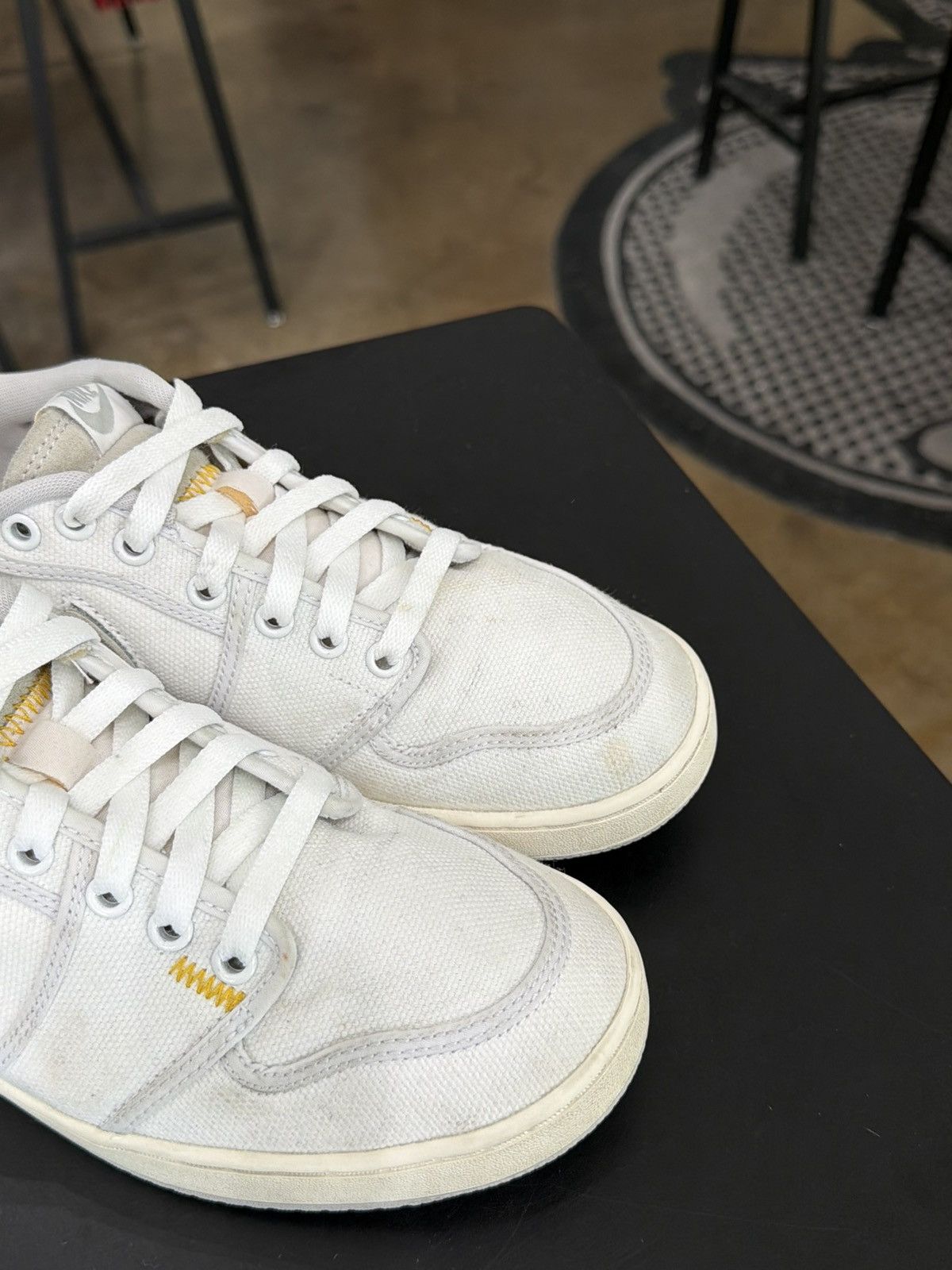 Jordan Brand × Union LA Jordan 1 Low Union White Canvas Size 8.5 (2023) Size US 8.5 / EU 41-42 - 8 Thumbnail