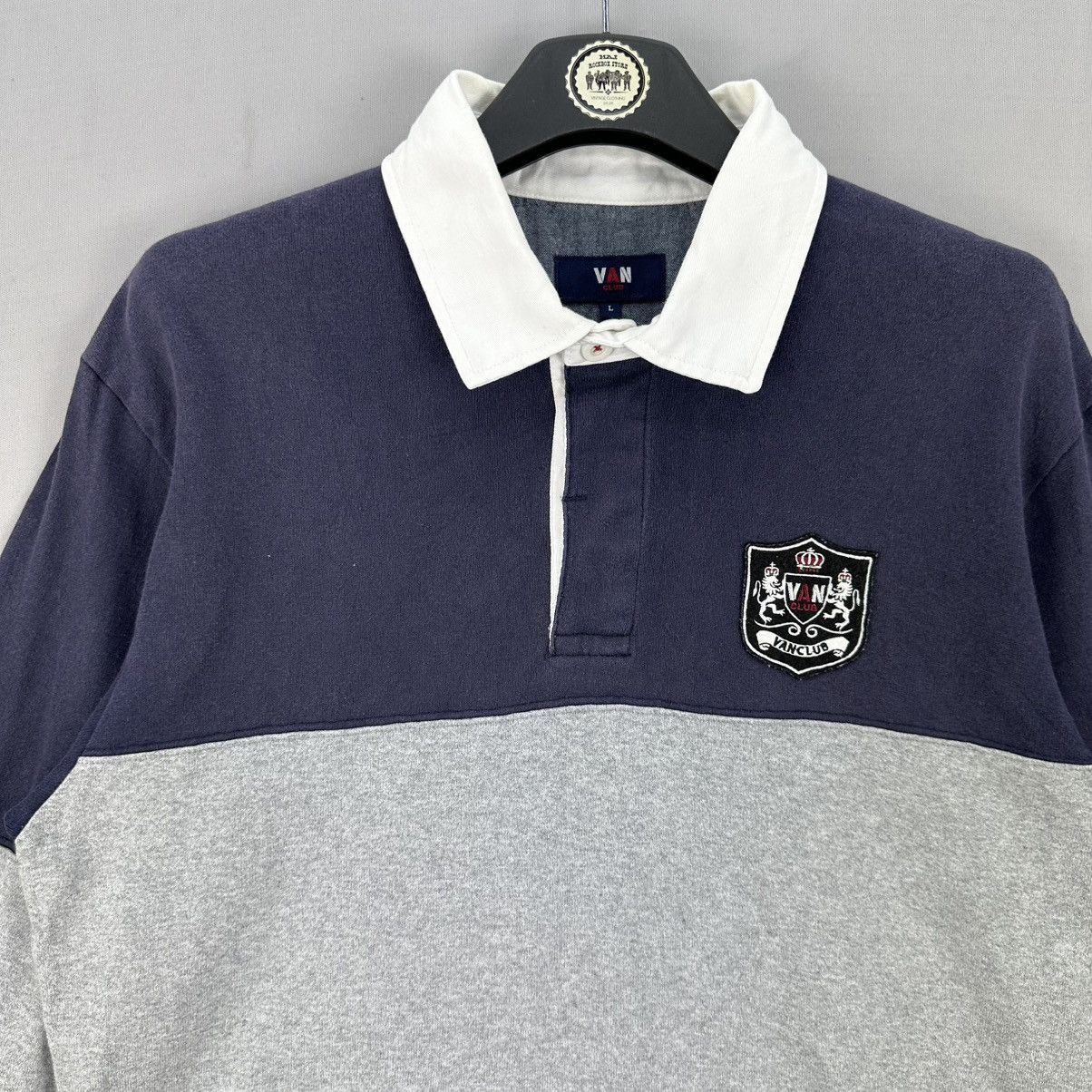 Van Vintage Van Club Longsleeve Polo Tee Size US M / EU 48-50 / 2 - 7 Thumbnail