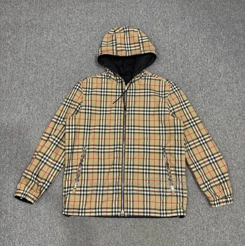 Burberry Burberry Black Polyester Men's Hooded Jacket. Size US M / EU 48-50 / 2 - 2 Thumbnail