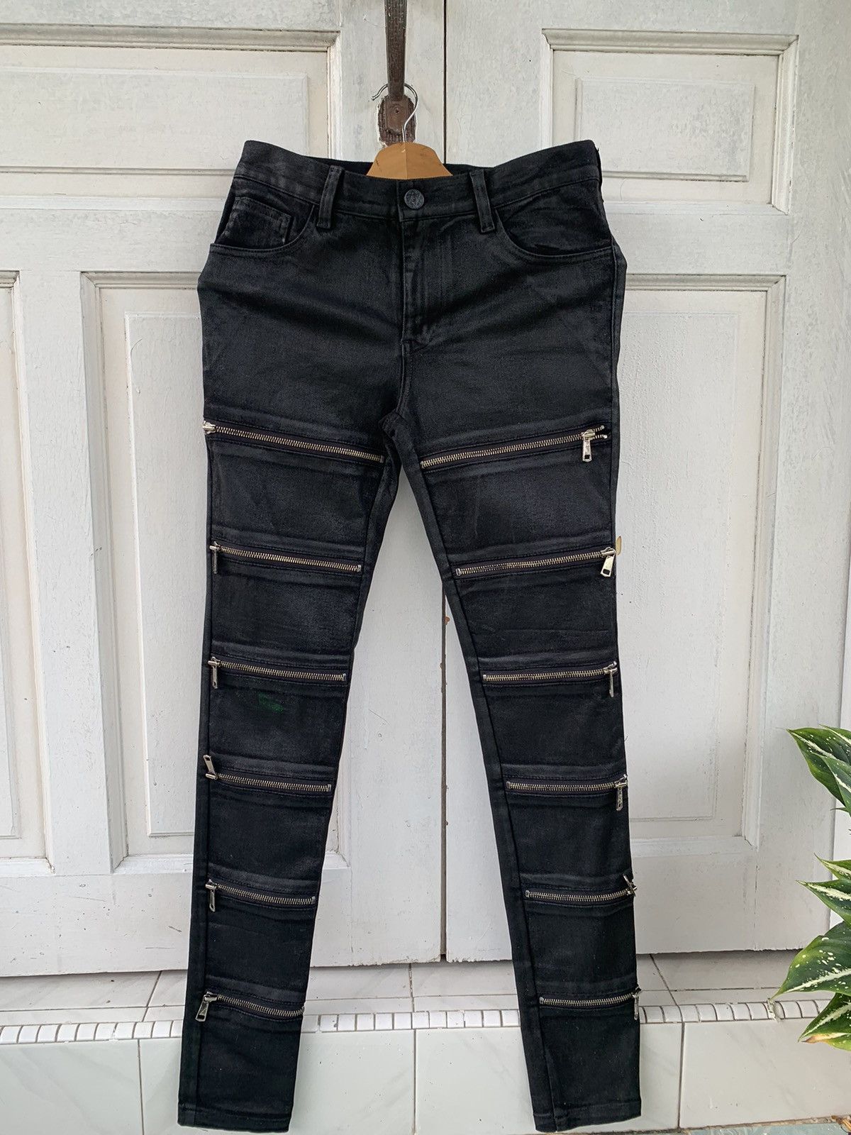 Japanese Brand Rarely Black Alter Venomv Japan Multizip tactical punk pants Size US 30 / EU 46 - 1 Thumbnail