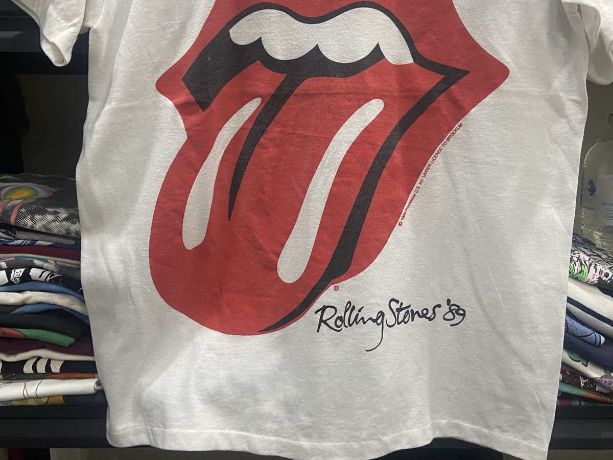 Band Tees Vintage 80s Rolling Stones ‘89 Brockum tour Rock Band TShirt Size US L / EU 52-54 / 3 - 3 Thumbnail