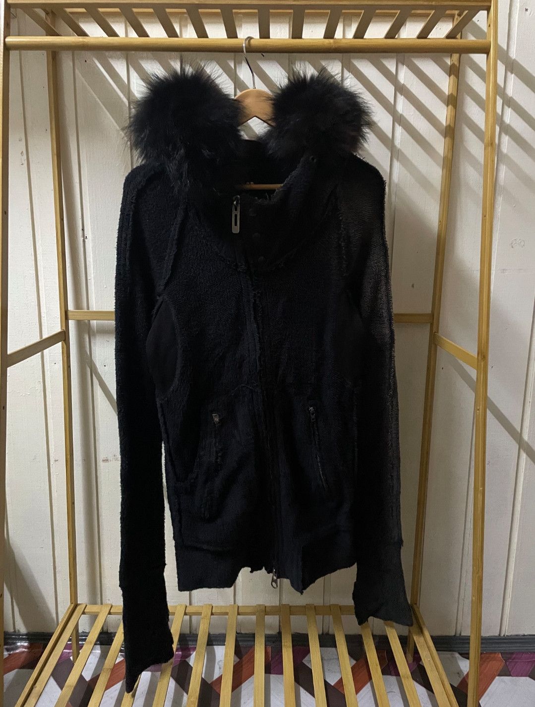 Le Grande Bleu (L.G.B.) L.G.B Black Reversible Fur Parka (size 1!!!) Size US M / EU 48-50 / 2 - 1 Thumbnail