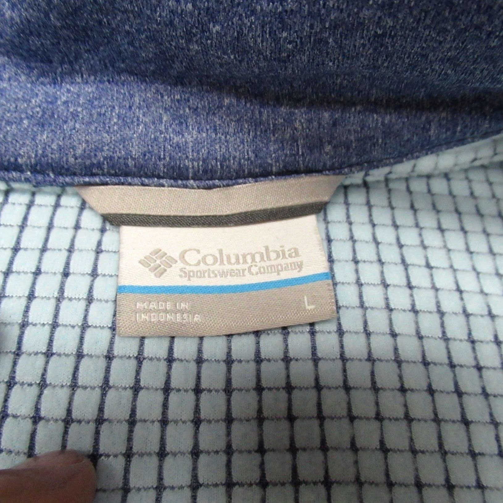 Vintage Columbia Park View Grid Fleece Shirt Women Large Purple 1/2 Zip Pullover NEW 0 Size L / US 10 / IT 46 - 6 Thumbnail