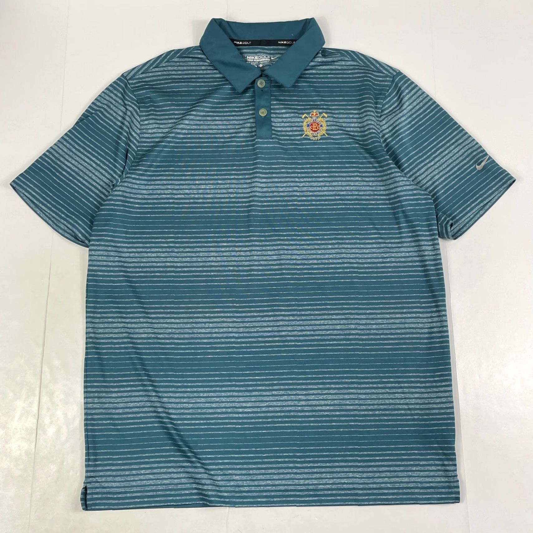 Nike Nike Polo Shirt Mens Large Blue Dri-Fit Golf Short Sleeve Golfing Swoosh Outdoors Size US L / EU 52-54 / 3 - 2 Thumbnail